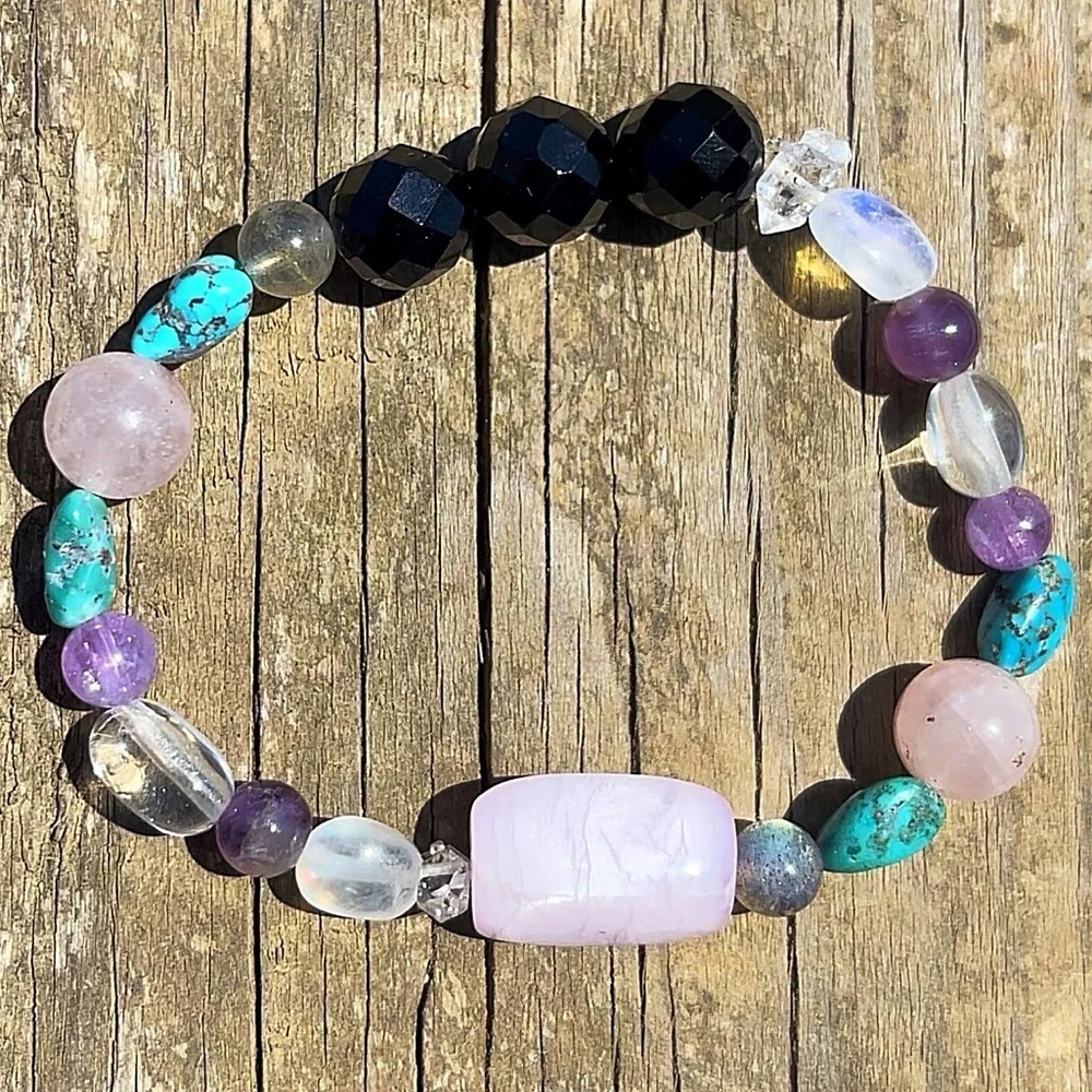 Hand Made Gemstone Bracelet SEE VIDEO